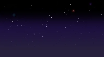 dark sky with stars